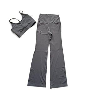 Colorfulkoala Dreamlux High Waisted Flare Leggings & Matching Sports Bra Set XS